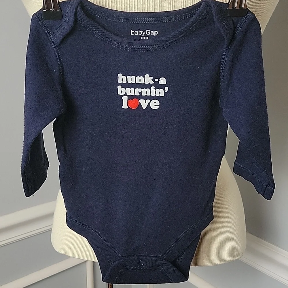 BABY GAP Bundle of 3 Baby Boy‎ Winter Holiday Long Sleeve One Piece Outfits